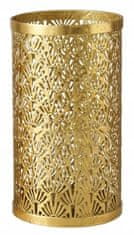 Boltze Dekorativní zlatá kovová lucerna 18 cm