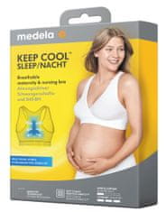 Medela Noční těhotenská a kojicí podprsenka Keep Cool, bílá M - rozbaleno