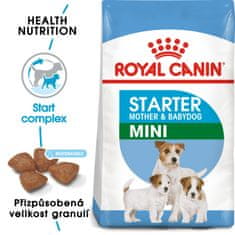 Royal Canin Royal Canin Mini Starter - granule pro březí nebo kojící feny a štěňata - 4kg