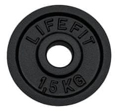 LIFEFIT Kotouč 1,5kg, kovový, pro 30mm tyč