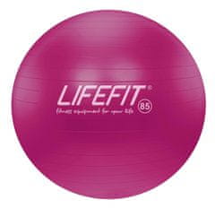 LIFEFIT Gymnastický míč ANTI-BURST 85 cm, bordó
