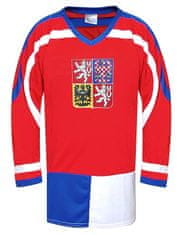 Sportteam Hokejový dres ČR 1, červený Oblečení velikost: XL