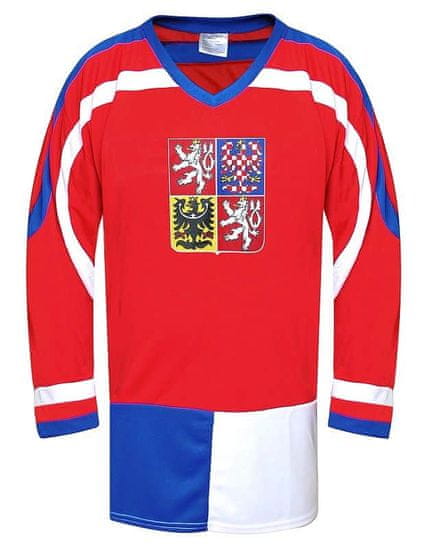 Sportteam Hokejový dres ČR 1, červený Oblečení