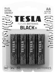 TESLA BLACK+ Baterie AA 4 ks