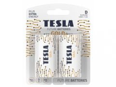 TESLA GOLD+ Baterie D 2ks