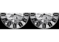 AG Design Samolepící bordura Řím s hodinami 5 m x 13,8 cm, WB 8204