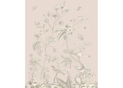 AG Design Pastelové květy, fototapeta, 225 x 270 cm