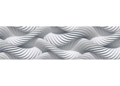 AG Design 3D bílá pletená lana, samolepící bordura 5 m x 13,8 cm, WB 8228