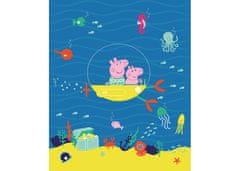 AG Design Prasátko Peppa svět pod vodou , fototapeta do dětského pokoje, lepidlo součástí balení, 225x270