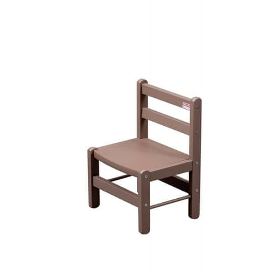 Combelle Dětská židlička hnědá 33x27x46 cm