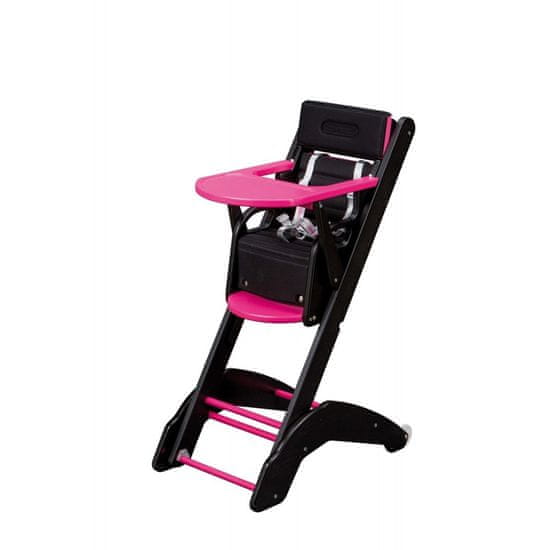 Combelle Jídelní buková židlička EVO černo vínová 57x57x95 cm