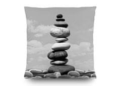 AG Design Kameny na pláži, dekorativní polštář , 45 x 45 cm, CN 3612