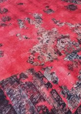 4sleep Kusový koberec VINTAGE červený Červená VINTAGE 20/20/150 80x150 Do 0,9cm Listy