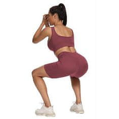 Merco Yoga Sporty krátké sportovní legíny červená Velikost oblečení: L
