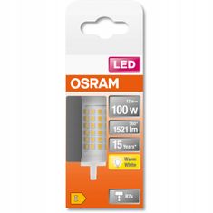 Osram LED žárovka 78mm R7s 12W = 100W 1521lm 2700K Teplá bílá