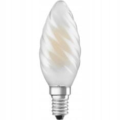 Osram Stmívatelná LED žárovka E14 BW35 3,4W = 40W 470lm 2700K Teplá bílá FILAMENT