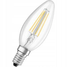 Osram Stmívatelná LED žárovka E14 SVÍČKA 3,4W = 40W 470lm 2700K Teplá bílá FILAMENT