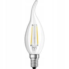 Osram Stmívatelná LED žárovka E14 BA35 4W = 40W 470lm 2700K Teplá bílá FILAMENT