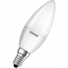 Osram LED žárovka E14 SVÍČKA 4,9W = 40W 470lm 6500K Studená bílá