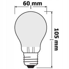 Osram LED žárovka E27 A60 7,5W = 75W 1055lm 4000K Neutrální bílá FILAMENT