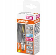 Osram Stmívatelná LED žárovka E14 BW35 3,4W = 40W 470lm 4000K Neutrální bílá FILAMENT