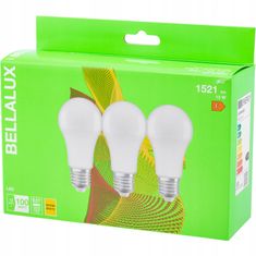 Basic 3x LED žárovka E27 13W 100W 1521lm 2700K BELLALUX