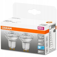 Osram 2x LED žárovka GU10 PAR16 4,3W = 50W 350lm 4000K Neutrální bílá 36°