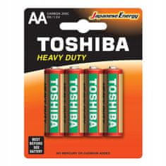 Basic 4x baterie TOSHIBA HEAVY DUTY R6 AA