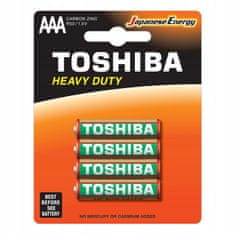 Basic 4x baterie TOSHIBA HEAVY DUTY FINGER R03 AAA