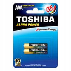 Basic Alkalické baterie TOSHIBA FINGERS LR03 AAA 2 ks