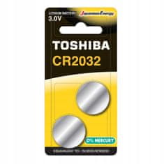 Basic 2x lithiová baterie TOSHIBA DL CR 2032 3V JAPONSKÁ