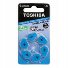 Basic 6X baterie TOSHIBA PR44 675 pro sluchadla