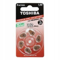 Basic 6X baterie TOSHIBA PR41 312 pro vaše NASLUCHADLO