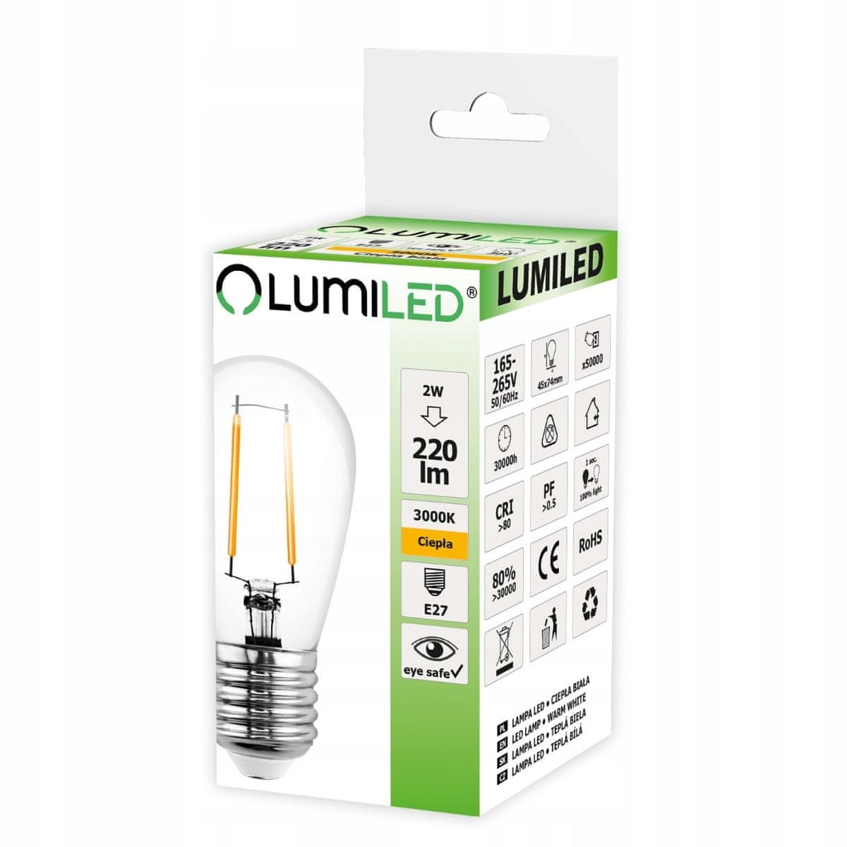 Ampoule LED E27/20W/165-265V 3000K
