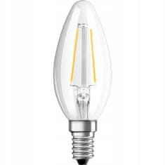 Osram LED žárovka E14 SVÍČKA 1,5W = 15W 136lm 2700K Teplá bílá FILAMENT