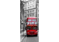 AG Design Autobus v Londýně, vliesová fototapeta 90x202 cm
