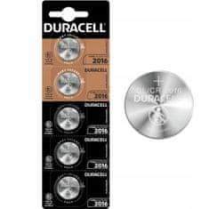 Basic 5x lithiová baterie DURACELL DL2016 CR2016 3V