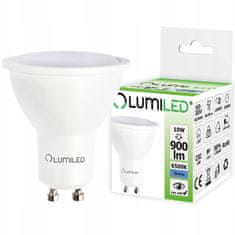 LUMILED LED žárovka GU10 PAR16 10W = 80W 900lm 6500K Studená bílá 120°