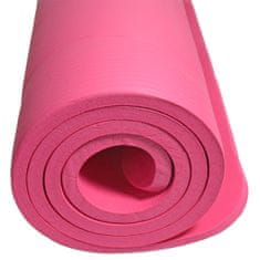 Protiskluzová fitness podložka na cvičení, 1,5cm, růžová F-932-RU