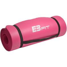 Protiskluzová fitness podložka na cvičení, 1,5cm, růžová F-932-RU