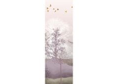 AG Design Barevný les, vliesová fototapeta 90x270 cm