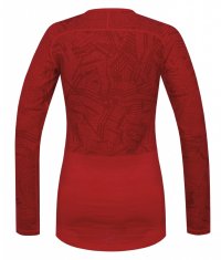 Husky Merino termoprádlo Dámské triko s dlouhým rukávem červená (Velikost: XL)