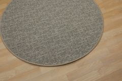Vopi Kusový koberec Alassio šedobéžový kruh 67x67 (průměr) kruh