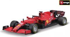 BBurago  1:43 Ferrari Racing F1 SF21 #55 (Carlos Sainz) s helmou