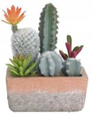 Koopman Umělá rostlina kaktusu v 20cm květináči
