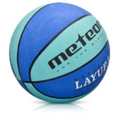 Meteor Basketbalový míč LAYUP vel.3, modrý D-381
