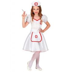 Widmann Karnevalový kostým zdravotní sestry pro dívky, 128
