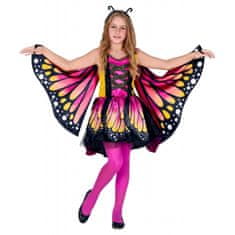 Dívčí kostým Motýl fialová, 158