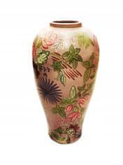 Kaemingk Dekorativní keramická váza s květinami 61 cm