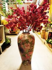 Kaemingk Dekorativní keramická váza s květinami 61 cm